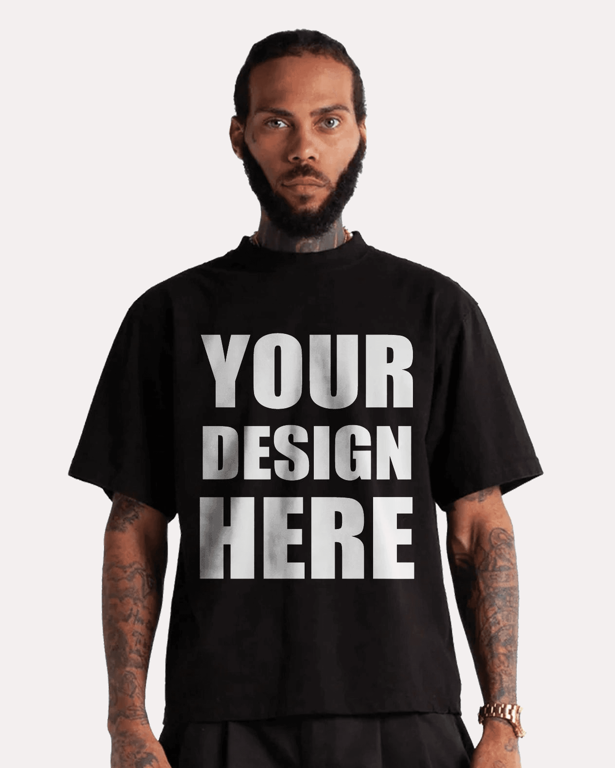 Custom Shaka Wear Drop Shoulder Cropped T-Shirt - Premium Blank