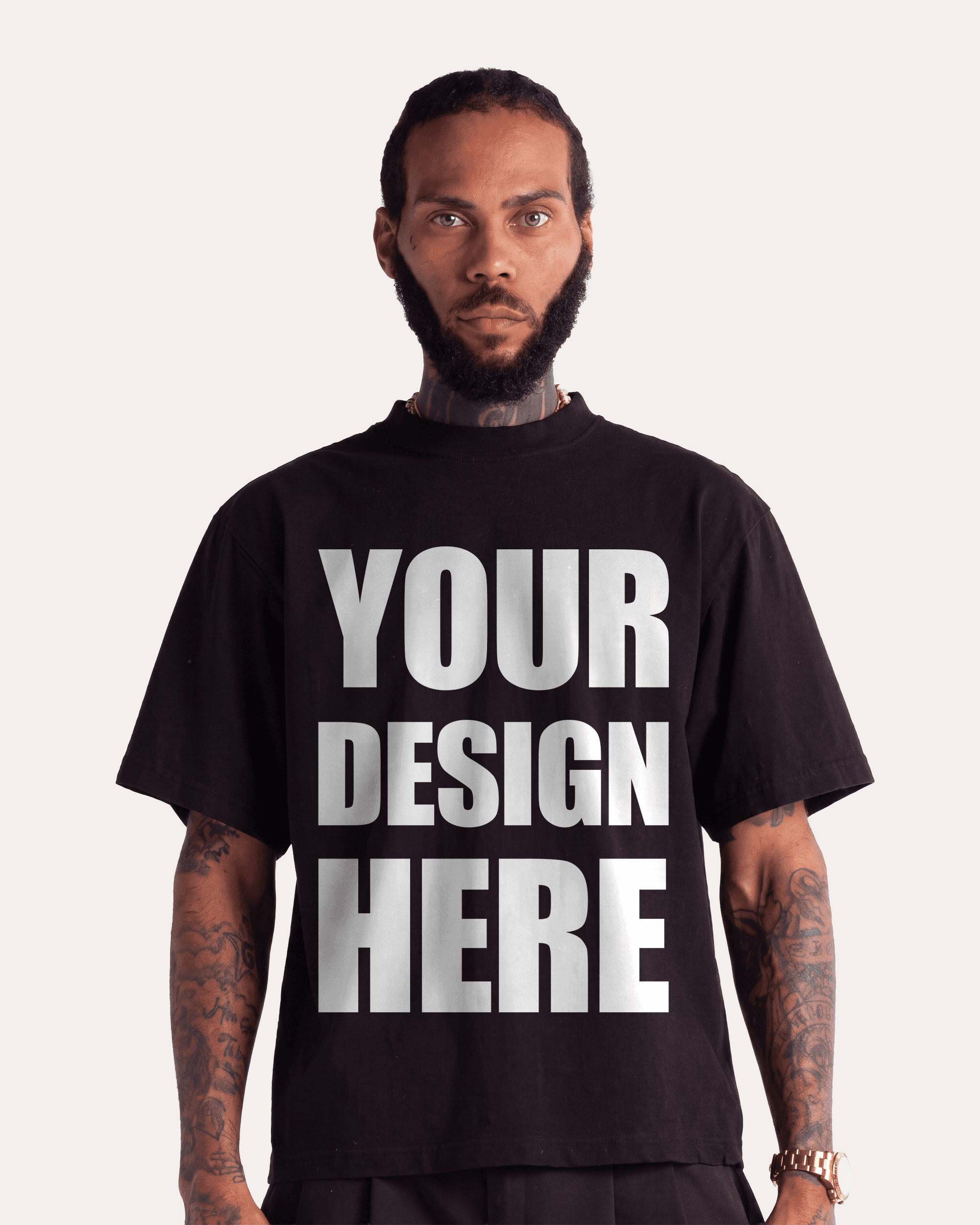 Custom Shaka Wear Drop Shoulder Cropped T-Shirt - Premium Blank