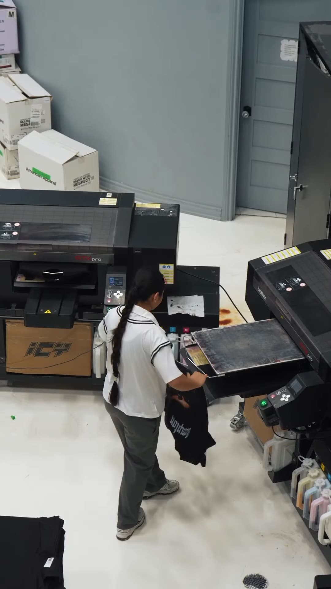 Printing on the Icy production floor