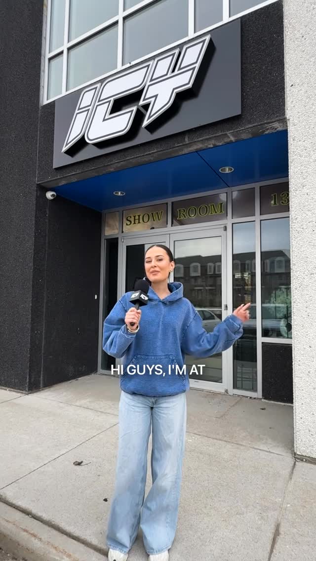 Outside the Icy showroom