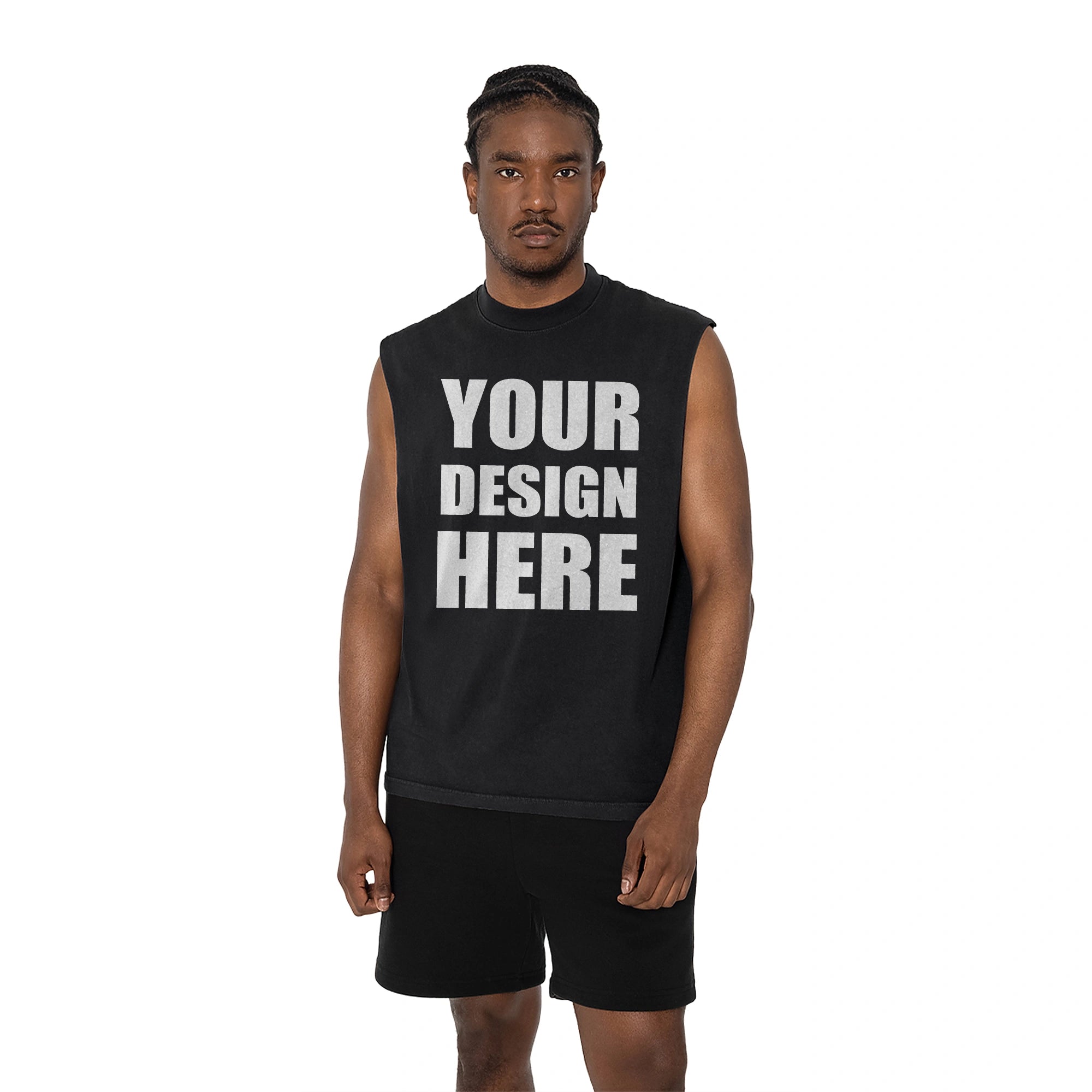 Custom Los Angeles Apparel 1865GD – Garment Dye Sleeveless Tee