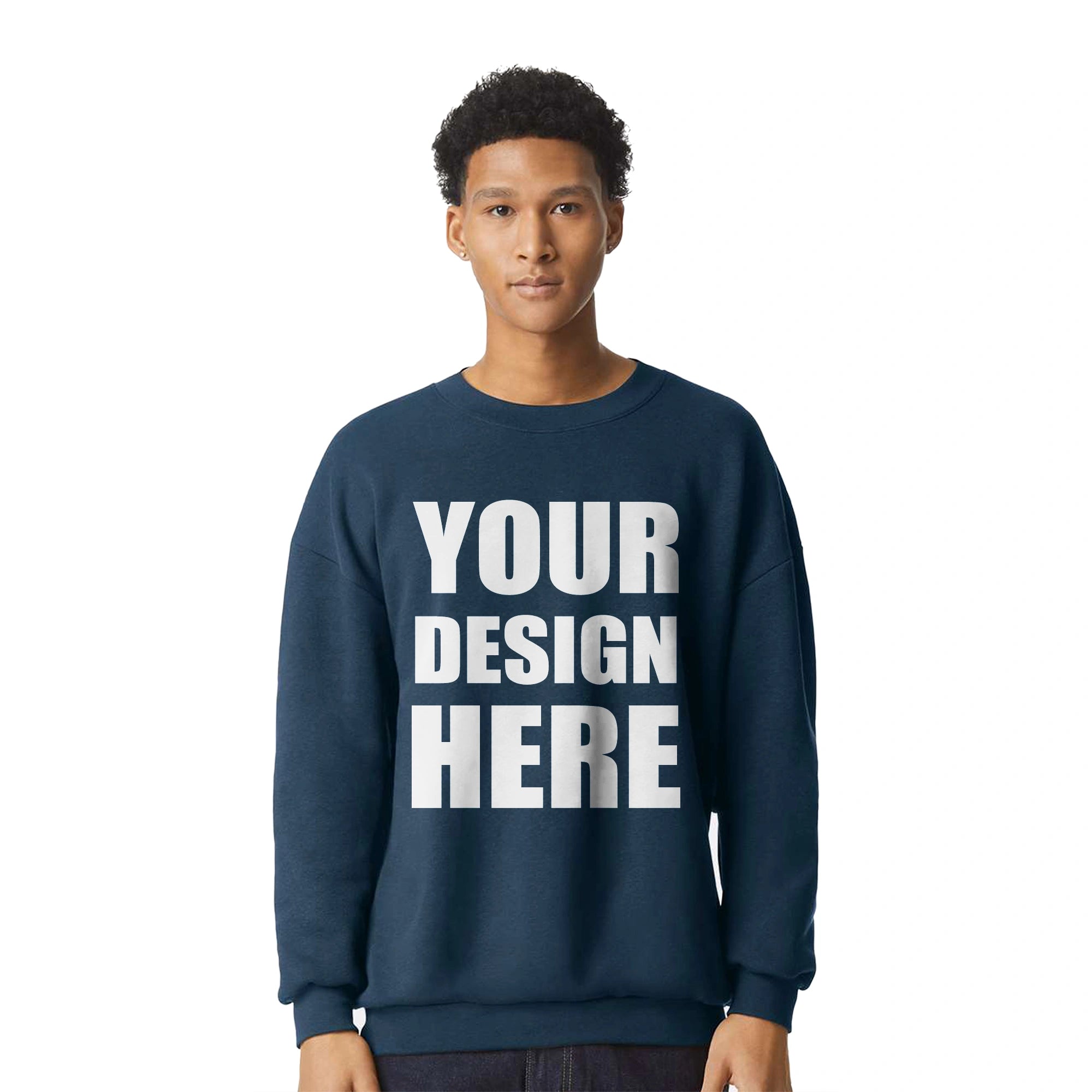 Custom American Apparel Unisex ReFlex Fleece Crewneck Sweatshirt - RF496