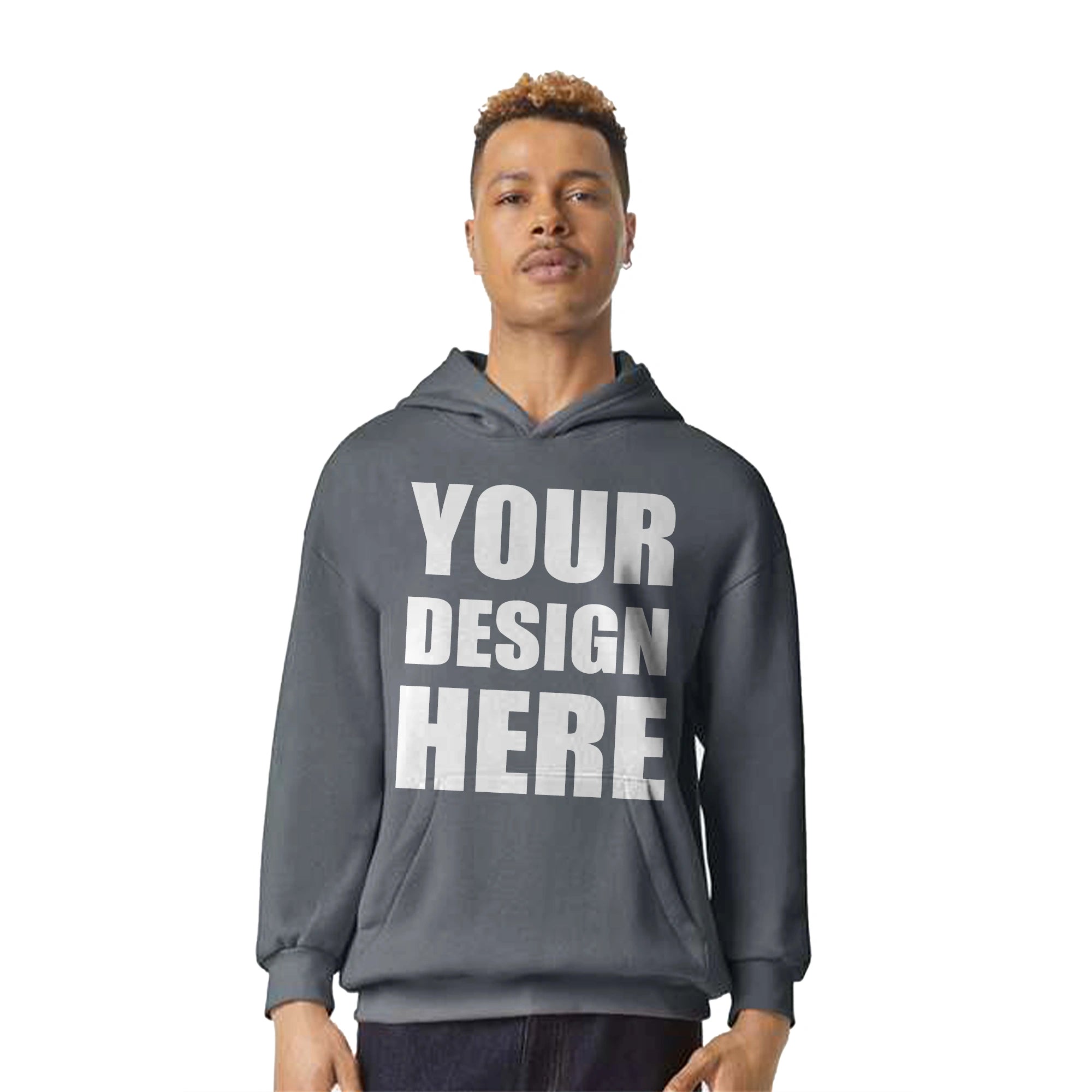 Custom Heavy Fleece Hoodie Sweatshirt - Retail Blank